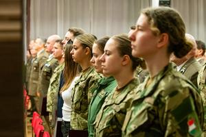 Ünnepi koszorúzás és állománygyűlés a Kar napja alkalmából - HHK-20